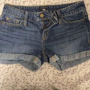 Gap Women's Blue Denim Shorts